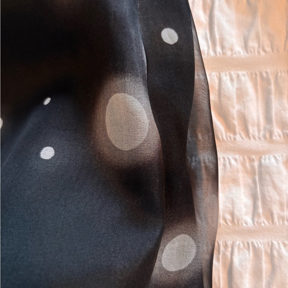 Vintage Giorgio Armani Black Blazer with White Circles - Picture 9 of 13